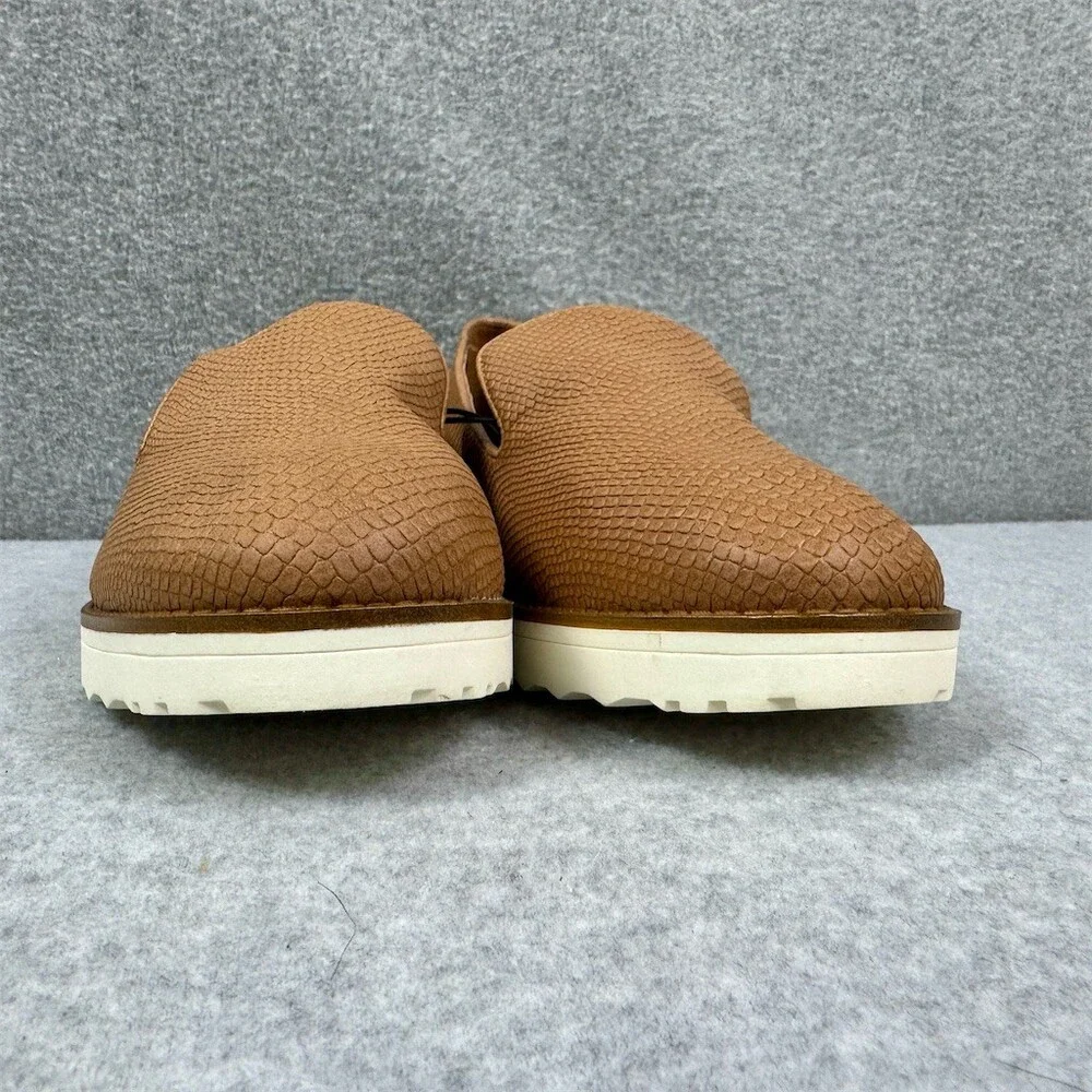 Aldo Womens Loafer Comfort Flats Brown Embossed Slip On Size 11